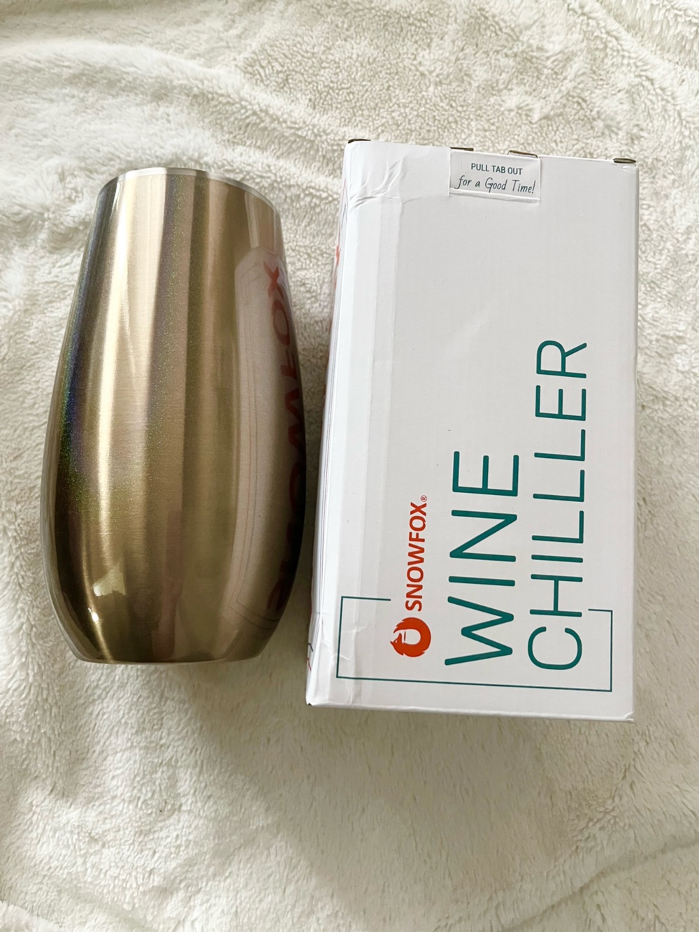 NWOT Snowfox Wine Chiller - Bronze